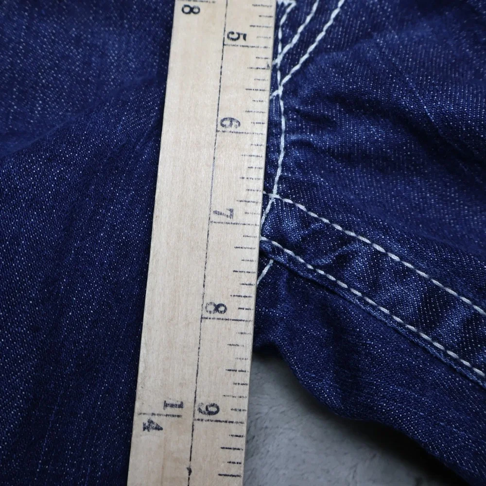 True Religion Jeans Womens 26x35 Dark Wash Low Rise Skinny USA Made Y2K VTG